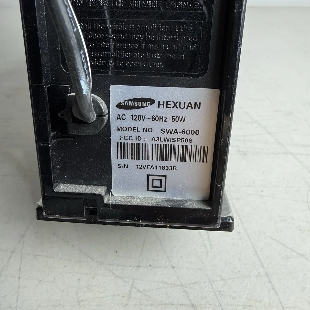 Samsung SWA-6000 Surround Sound Receiver With Power Cord